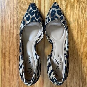 Abella leopard print 2 1/2 inch heel. Size 7